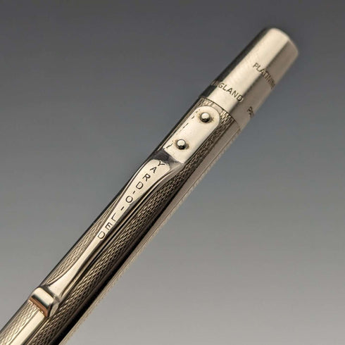 British Vintage Yard O Red Platinine Propelled Pencil in Paper Box