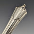 Around 1890 British antique silver plated cutlery 12 pair set in wooden box William Gallimore