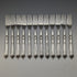 Around 1890 British antique silver plated cutlery 12 pair set in wooden box William Gallimore