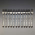 Around 1890 British antique silver plated cutlery 12 pair set in wooden box William Gallimore