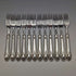 Around 1900 British antique silver plated cutlery 12 pair set in wooden box Walker & Hall