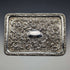 1909 British Antique Pure Silver Relief Engraving Dressing Table Tray 354g WGKeight