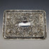 1909 British Antique Pure Silver Relief Engraving Dressing Table Tray 354g WGKeight