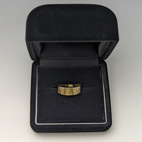 1972年英國復古珠寶K9金戒指戒指