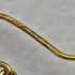 British Vintage Jewelry K9 Gold Ribbon Design Earrings