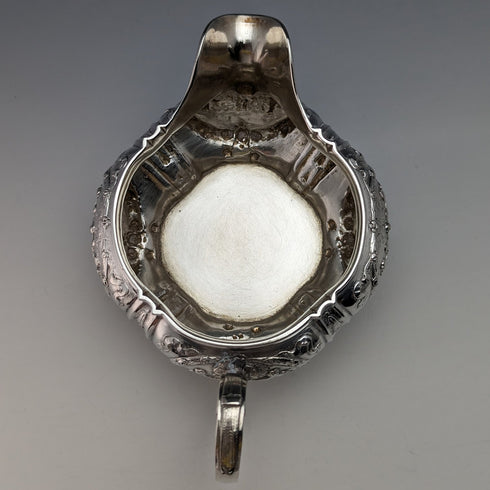 1900 German antique 800 silver cream jug 180g Storck & Sinsheimer