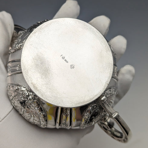 1900 German antique 800 silver cream jug 180g Storck & Sinsheimer