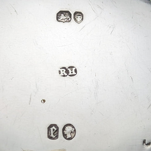 1860年 英国アンティーク 純銀製クリームジャグ 266g Robert Harper