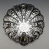 1895 British antique sterling silver shell dish with legs 238g James Dixon