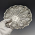 1895 British antique sterling silver shell dish with legs 238g James Dixon