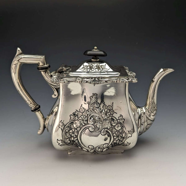 1895 年英國古董鍍銀茶壺 Lee & Henry Wigfull