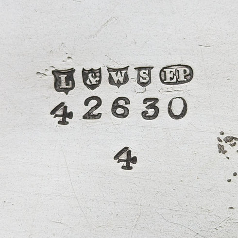 1895年頃 英国アンティーク シルバープレート製ティーポット Lee & Henry Wigfull