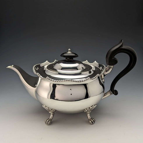 Around 1920 British antique silver plated tea set Mappin & Webb