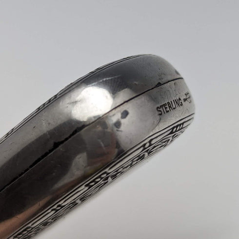 Late 19th Century American Antique Sterling Silver Chatelaine Bottle, Memo, Pencil