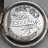 Early 20th century Antique Swiss Vencedor pocket watch Butterfly engraving silver side case Works well