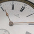 circa 1923 antique omega pocket watch gunmetal hunter case works well