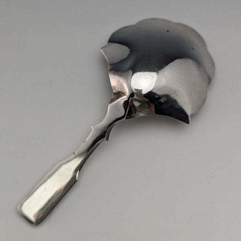 1873 British Antique Sterling Silver Tea Caddy Spoon HILLIARD & THOMASON