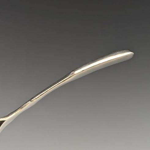 1873年 英国アンティーク 純銀製ティーキャディースプーン HILLIARD & THOMASON