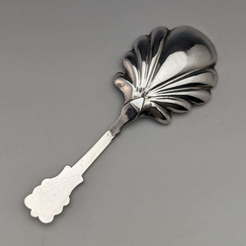 1845 British Antique Sterling Silver Tea Caddy Spoon FRANCIS CLARK