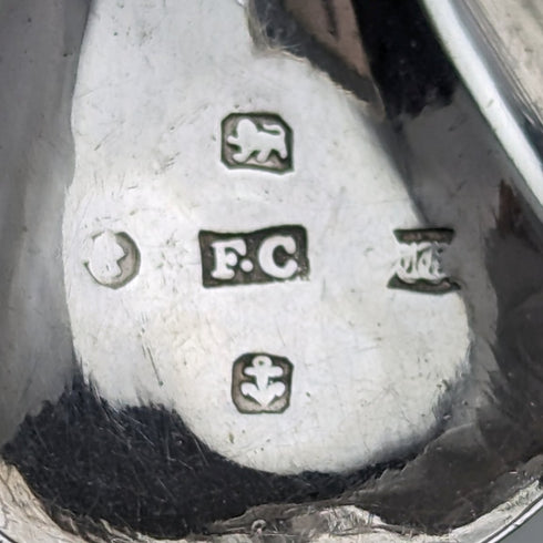 1845年 英国アンティーク 純銀製ティーキャディースプーン FRANCIS CLARK