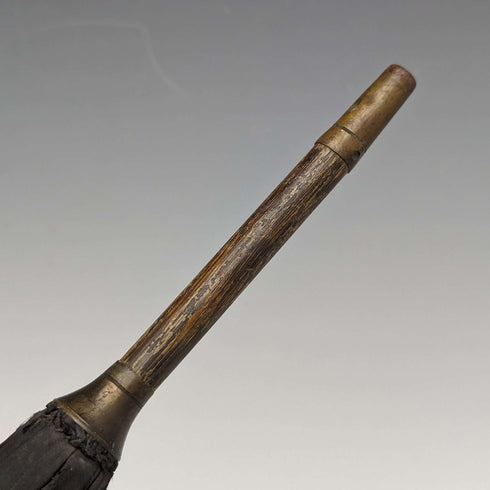1905 British Antique Men's Umbrella Sterling Silver & Tortoiseshell Resin Handle 86cm S.FOX&Co.