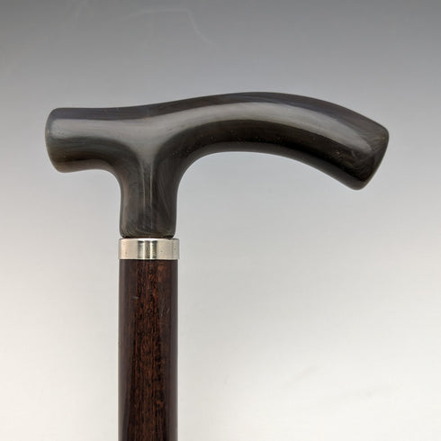 英國復古男式手杖喇叭風格樹脂手拿包手柄 95 厘米