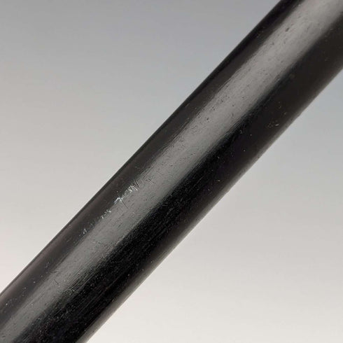1901年英国アンティーク ステッキ 杖 純銀装飾 ホーンL字ハンドル 81cm