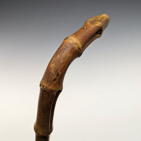 1897 年英國古董男士竹藤純銀裝飾 85 厘米