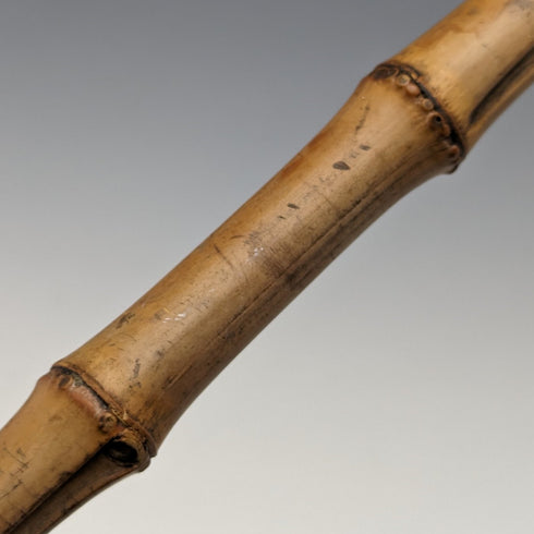 1897 年英國古董男士竹藤純銀裝飾 85 厘米