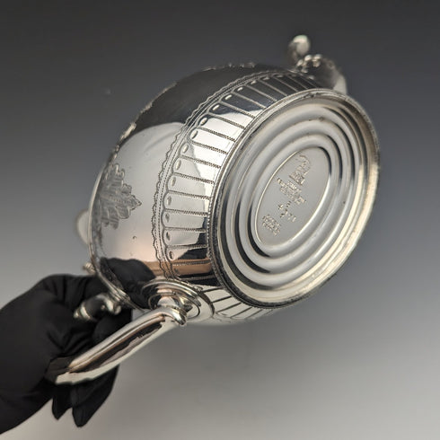 1900年頃 英国アンティーク シルバープレート製ティーポット Philip Ashberry & Sons