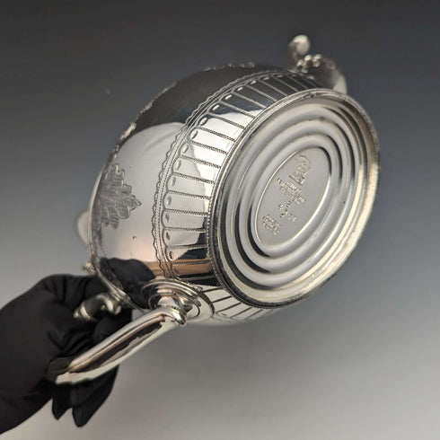 Circa 1900 British antique silver plated teapot Philip Ashberry & Sons