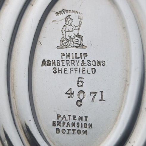 1900年頃 英国アンティーク シルバープレート製ティーポット Philip Ashberry & Sons