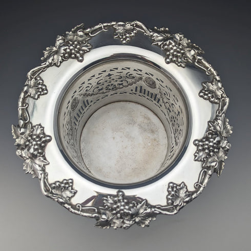 19 世紀初英國古董鍍銀 Magnum 瓶杯墊