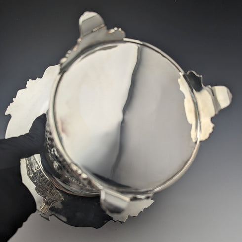 19 世紀初英國古董鍍銀 Magnum 瓶杯墊