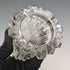 1906 British Antique Cut Glass Condiment Condiment Sterling Silver Lid WW Harrison