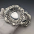 1895 British Antique Sterling Silver Pair of Stem Bonbon Dishes 128g William Hutton