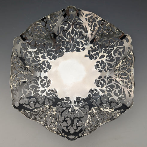 Circa 1967 British Vintage Sterling Silver Compote/Tazza 218g R Hodd & Son