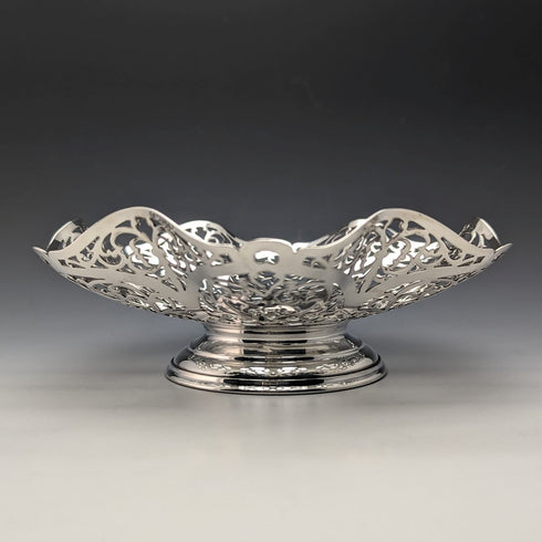 Circa 1967 British Vintage Sterling Silver Compote/Tazza 218g R Hodd & Son