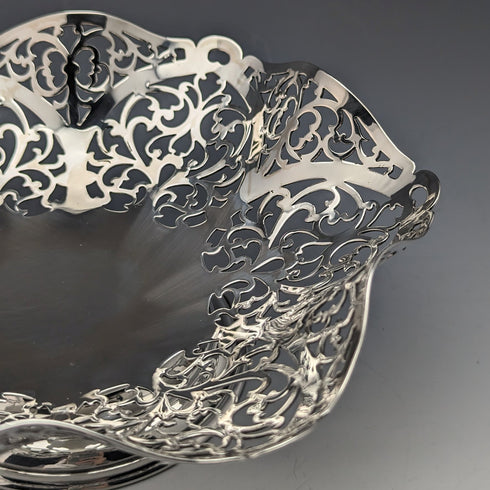 Circa 1967 British Vintage Sterling Silver Compote/Tazza 218g R Hodd & Son