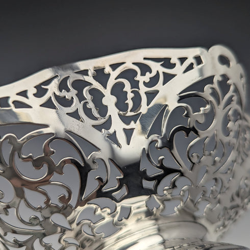 Circa 1967 British Vintage Sterling Silver Compote/Tazza 218g R Hodd & Son