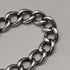 Circa 1890 British Antique Sterling Silver Albert Chain 25g Sterling Silver Compass Fob