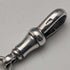 Circa 1925 British Antique Sterling Silver Albert Chain 25g Claw & Bowl Fob