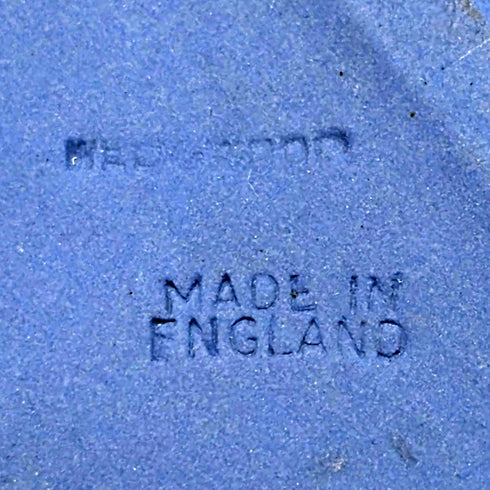 英國復古韋奇伍德碧玉心型盒架淡藍色