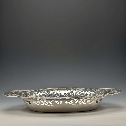 1912年 英国アンティーク 純銀製 ディッシュバスケット 470g Fenton Brothers