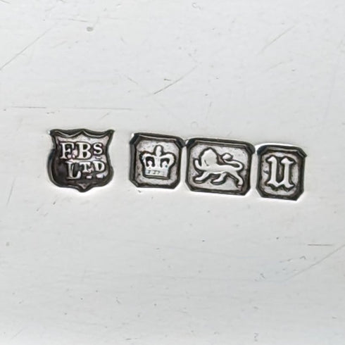 1912 British Antique Sterling Silver Dish Basket 470g Fenton Brothers