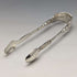 1875 British Antique Sterling Silver Tea Caddy Spoon & Tongs HENRY LIAS in Case