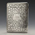 1887 British Antique Sterling Silver Card Case 76g George Unite