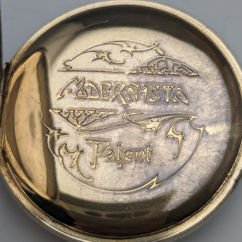 古董瑞士 Modernista Jumping Hour 懷錶做工精良