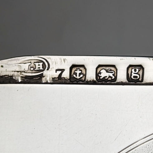 1906 年英國古董純銀新藝術風格卡包 73 克 William M Hayes