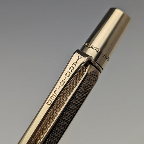 英國復古 Yard O 紅色卷金六角自動鉛筆